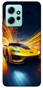 Чехол Yellow Porsche для Xiaomi Redmi Note 12 4G