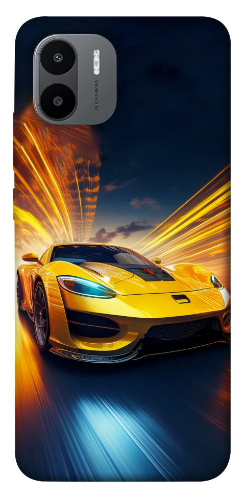 Чохол Yellow Porsche для Xiaomi Poco C50