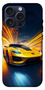 Чохол Yellow Porsche для iPhone 15 Pro