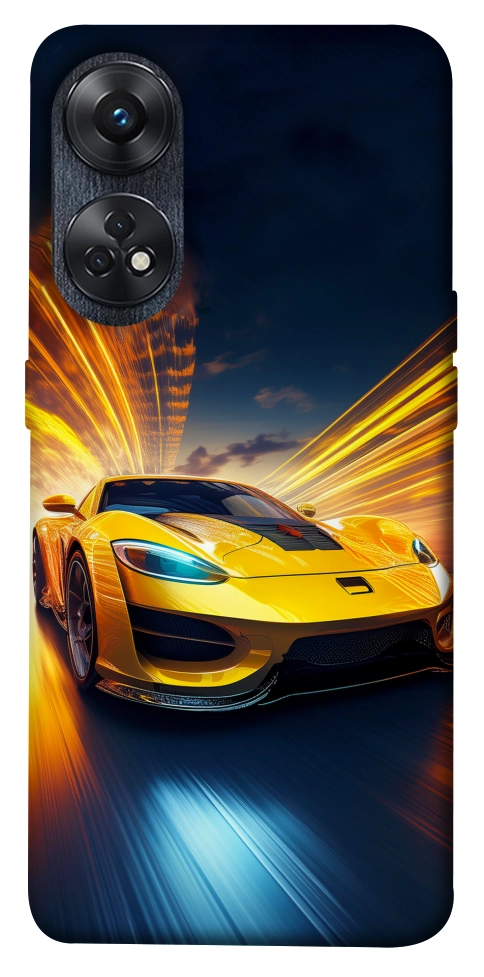 Чохол Yellow Porsche для Oppo Reno 8 T 4G