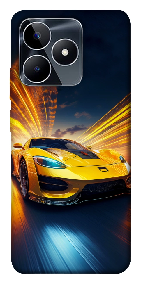 Чохол Yellow Porsche для Realme C53