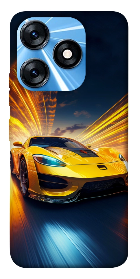 Чохол Yellow Porsche для TECNO Spark 10