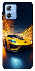 Чехол Yellow Porsche для Motorola Moto G84