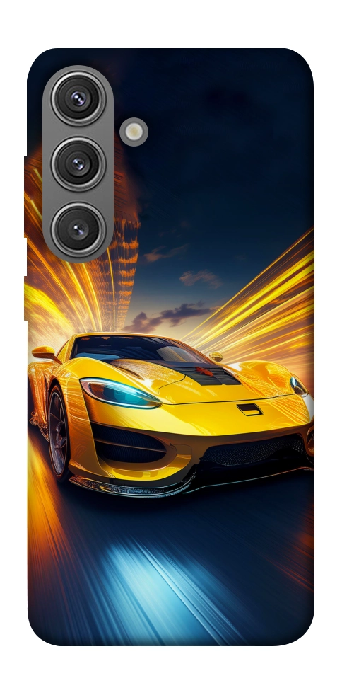 Чехол Yellow Porsche для Galaxy S24