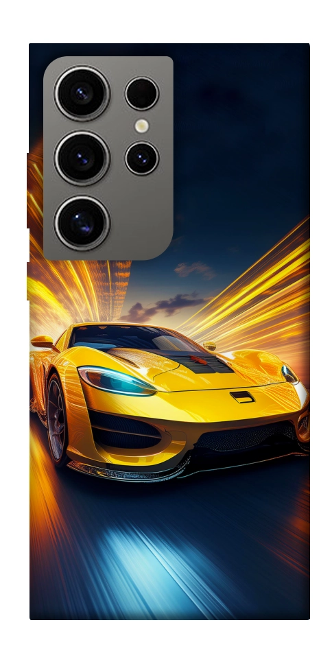 Чохол Yellow Porsche для Galaxy S24 Ultra