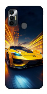Чохол Yellow Porsche для TECNO Spark 7