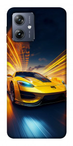 Чохол Yellow Porsche для Motorola Moto G54