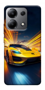 Чехол Yellow Porsche для Xiaomi Redmi Note 13 4G