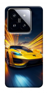 Чехол Yellow Porsche для Xiaomi 14 Pro