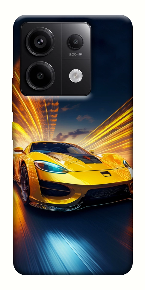 Чохол Yellow Porsche для Xiaomi Redmi Note 13 Pro 4G