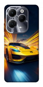 Чехол Yellow Porsche для Infinix Hot 40