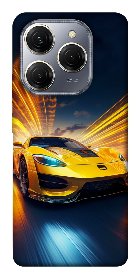 Чехол Yellow Porsche для TECNO Spark 20 Pro