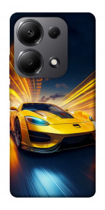 Чехол Yellow Porsche для Xiaomi Redmi Note 13 Pro 5G
