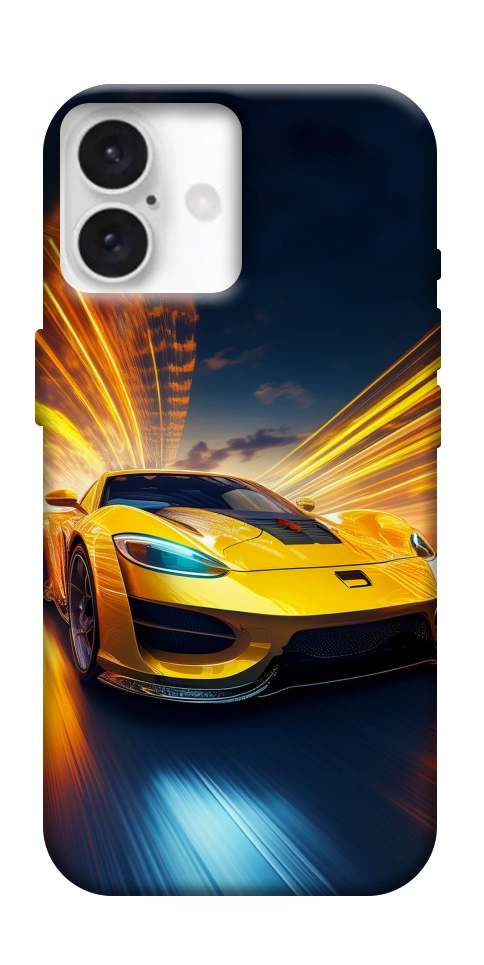 Чохол Yellow Porsche для iPhone 16