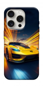 Чехол Yellow Porsche для iPhone 16 Pro Max