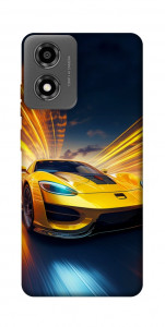 Чехол Yellow Porsche для Motorola Moto E14
