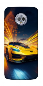 Чехол Yellow Porsche для Motorola Moto G6 Plus