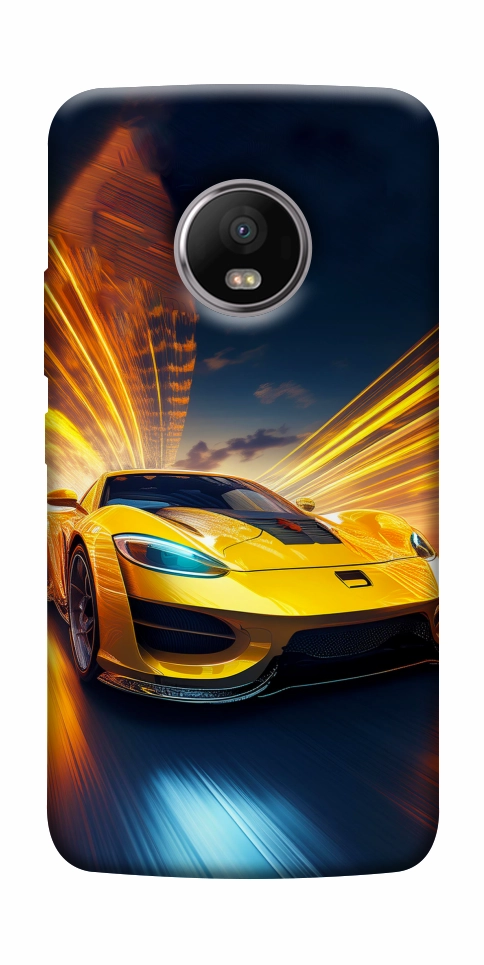 Чехол Yellow Porsche для Motorola Moto G5S