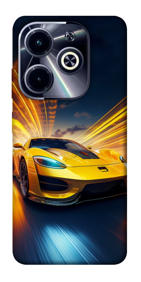 Чехол Yellow Porsche для TECNO Spark Go 2024