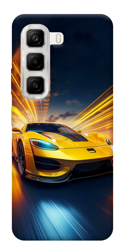 Чехол Yellow Porsche для Infinix Hot 50 4G