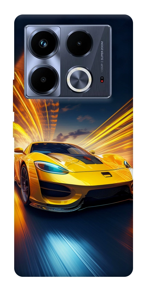 Чохол Yellow Porsche для Infinix Note 40 4G