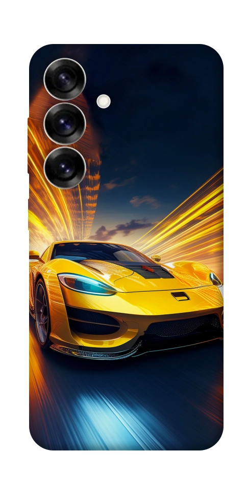 Чохол Yellow Porsche для Galaxy S25+