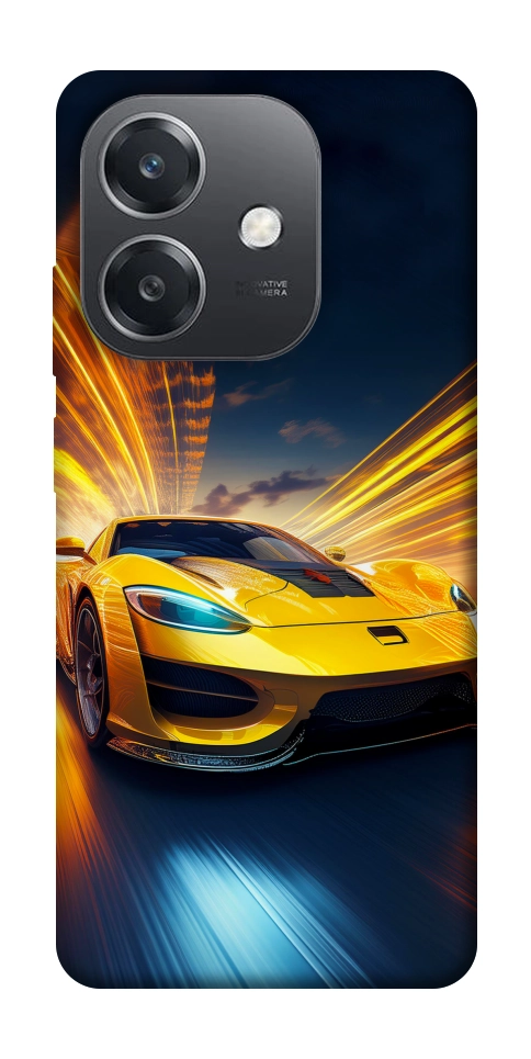 Чехол Yellow Porsche для Oppo А3х 4G