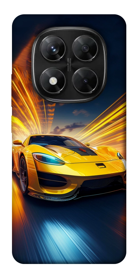 Чохол Yellow Porsche для Xiaomi Redmi Note 14 Pro 5G