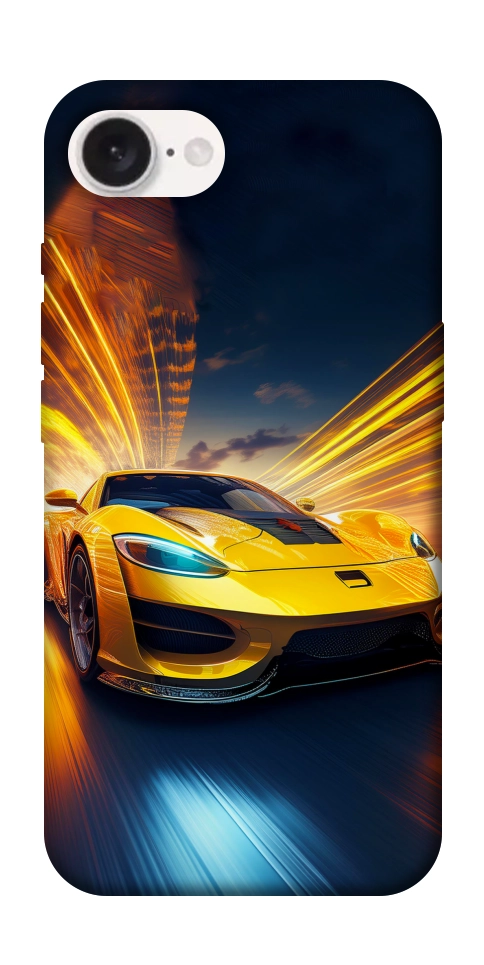 Чохол Yellow Porsche для iPhone 16e