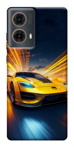 Чохол Yellow Porsche для Motorola Moto G85