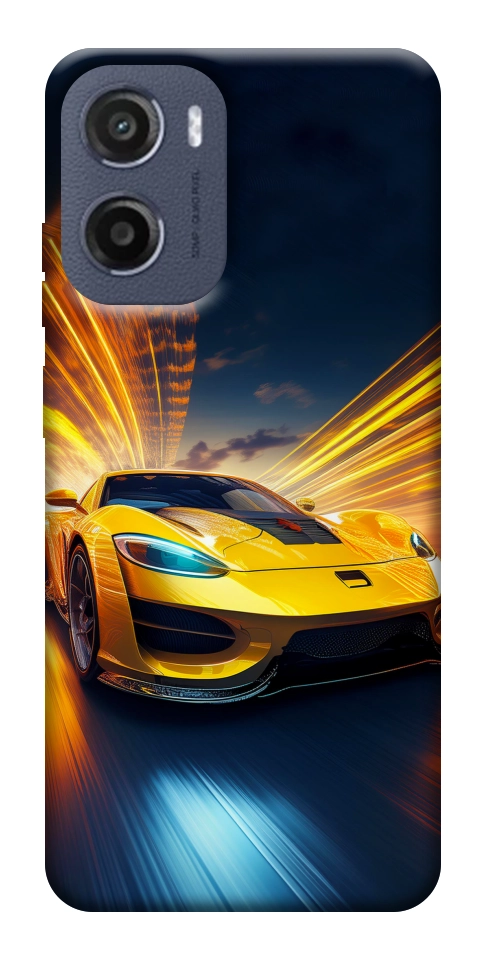Чохол Yellow Porsche для Motorola Moto G05