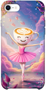 Чехол Ballerina illustration для iPhone SE (2020)