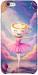 Чехол Ballerina illustration для iPhone 6S Plus