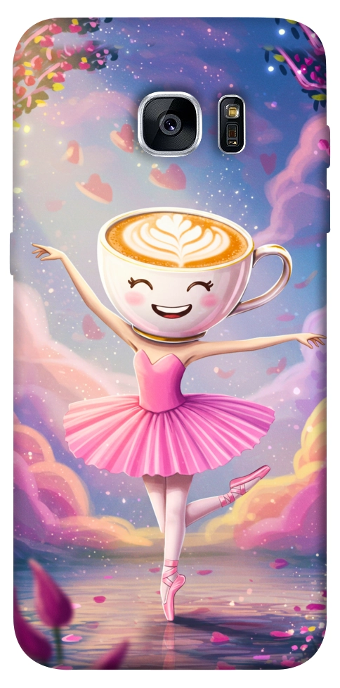 Чехол Ballerina illustration для Galaxy S7 Edge