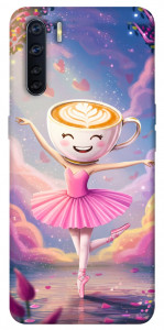 Чехол Ballerina illustration для Oppo A91
