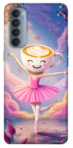 Чехол Ballerina illustration для Oppo Reno 4 Pro