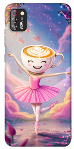 Чехол Ballerina illustration для TECNO POP 4 Pro