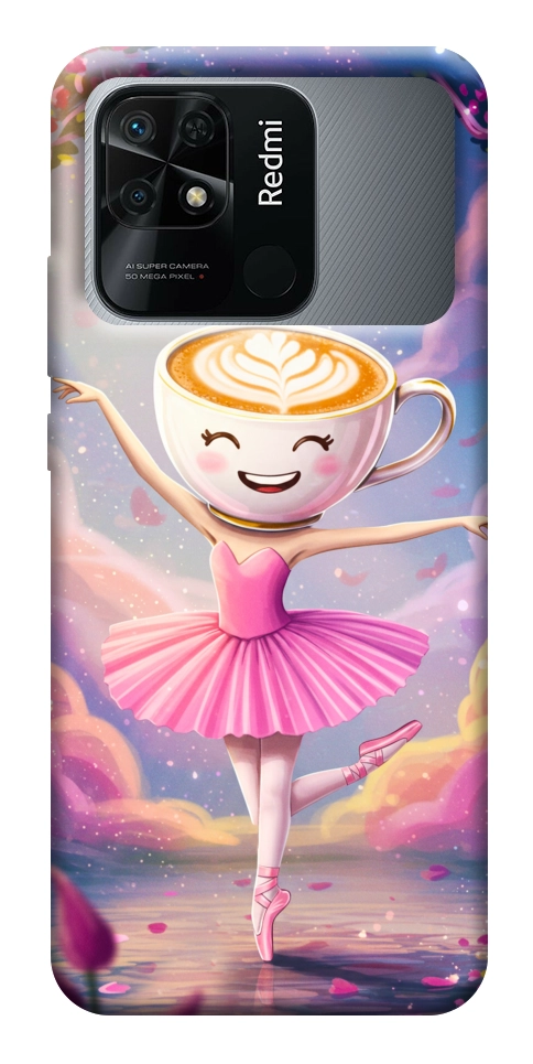 Чехол Ballerina illustration для Xiaomi Redmi 10C
