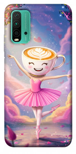 Чохол Ballerina illustration для Xiaomi Redmi Note 9 4G