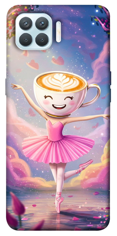 Чехол Ballerina illustration для Oppo F17 Pro