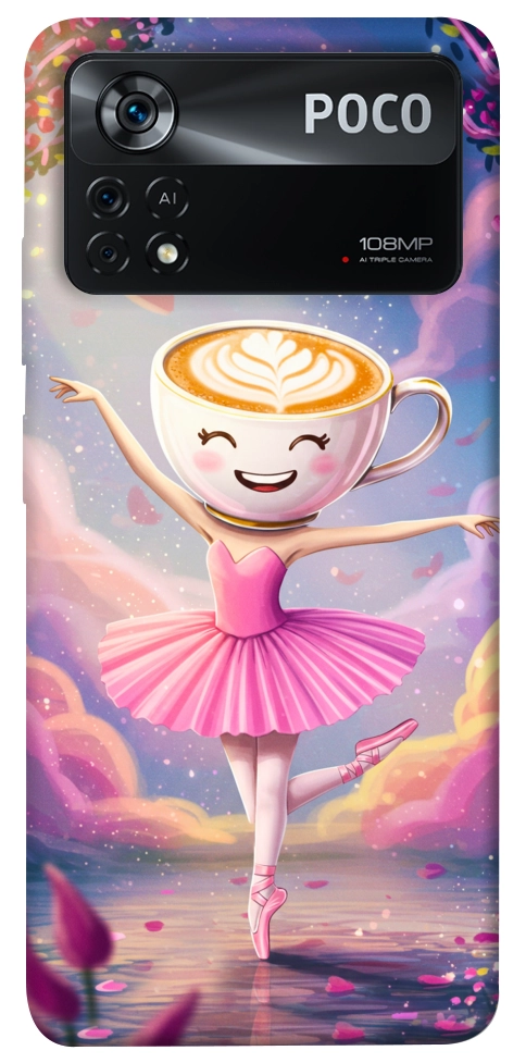 Чехол Ballerina illustration для Xiaomi Poco X4 Pro