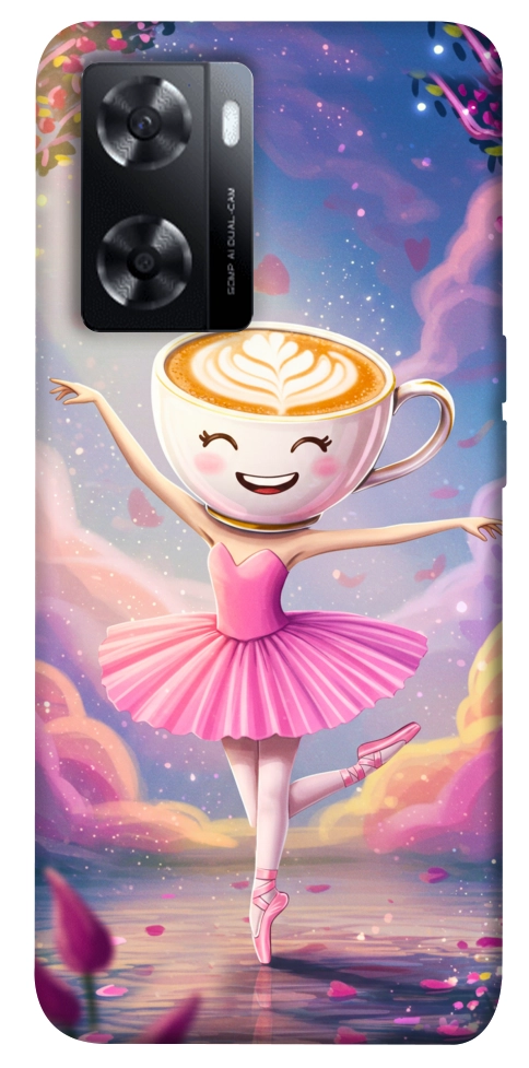 Чехол Ballerina illustration для Oppo A57s