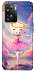 Чехол Ballerina illustration для Oppo A57s