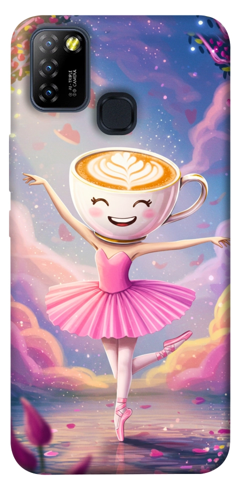 Чехол Ballerina illustration для Infinix Hot 10 Lite