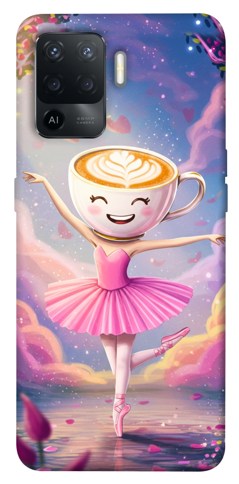 Чехол Ballerina illustration для Oppo Reno 5 Lite
