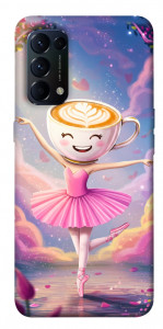 Чехол Ballerina illustration для Oppo Reno 5 4G