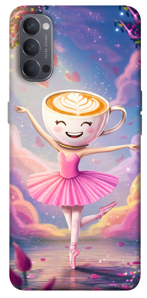 Чехол Ballerina illustration для Oppo Reno 4
