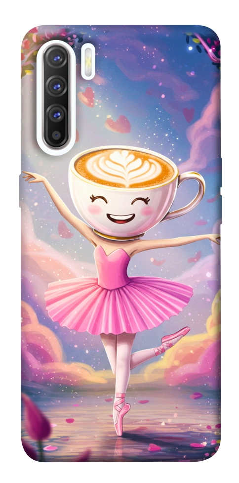 Чехол Ballerina illustration для Oppo Reno 3