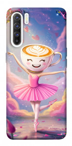 Чехол Ballerina illustration для Oppo Reno 3
