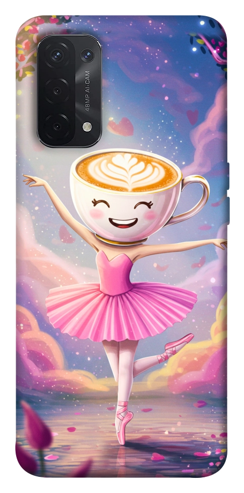 Чехол Ballerina illustration для Oppo A74 5G